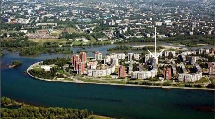 Apartment На Стрелке С Красивым Видом На Иртыш Ust-Kamenogorsk Exterior photo